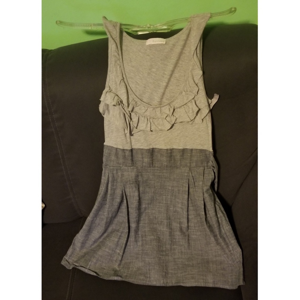 Monteau grey mini dress size small